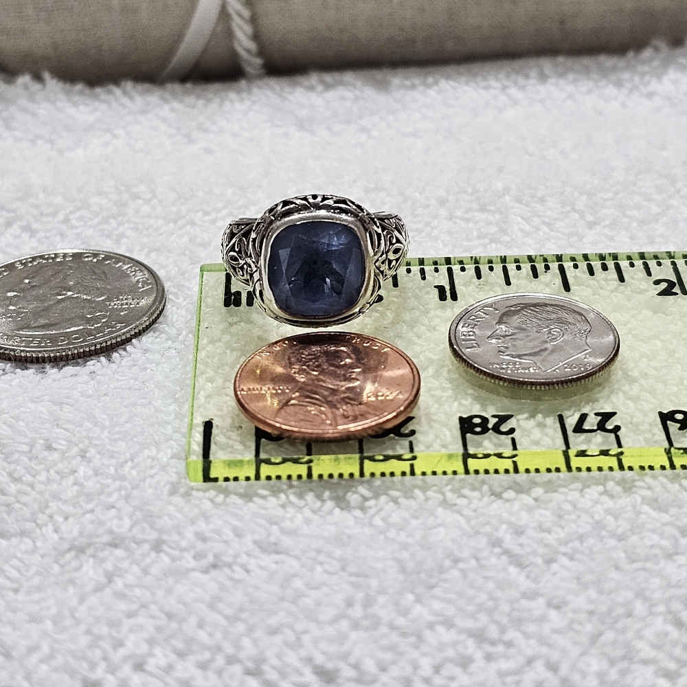 Janice Girardi JGD Vintage Topaz Ring Size 6 - Picture 9 of 10